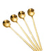 Dessertlöffel gold