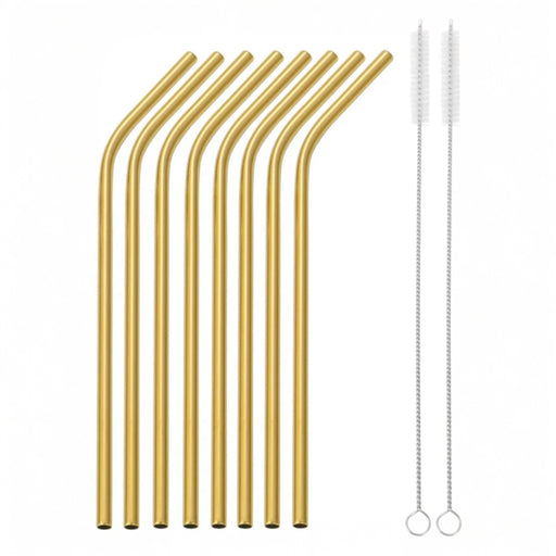 Trinkhalm gold