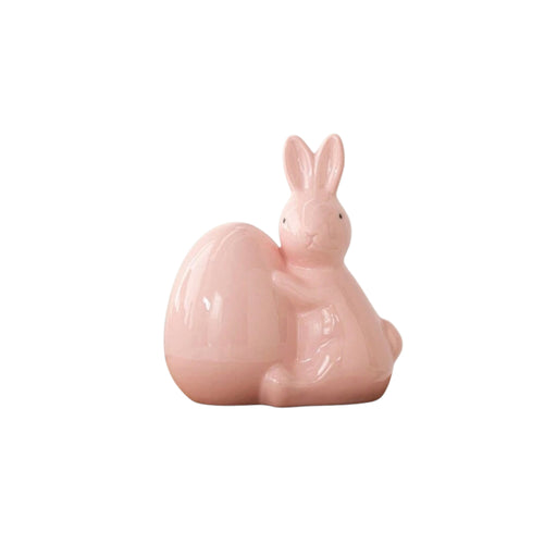 Keramik Osterhase rosa
