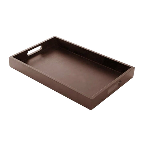 Serviertablett braun 