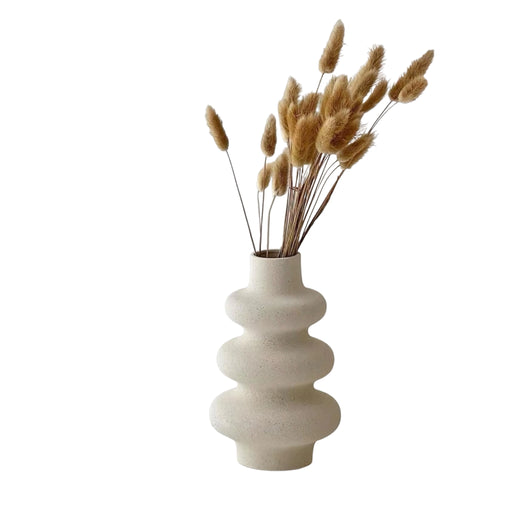 Spiralvase für Pampagras