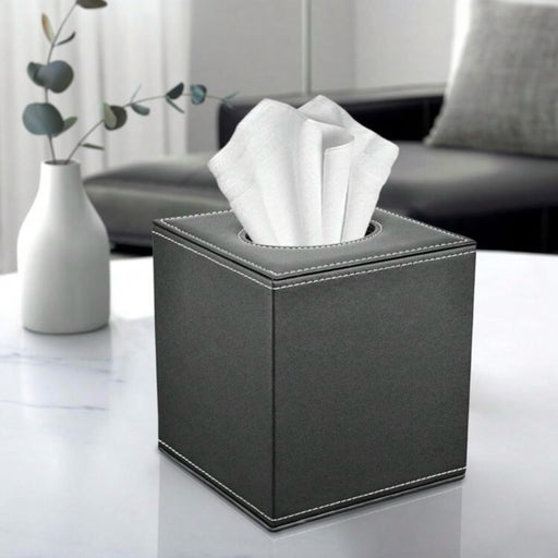 Taschentuchbox aus Leder