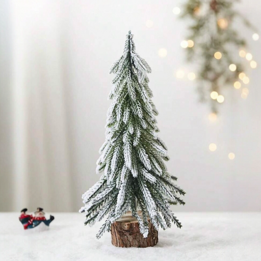 Mini Weihnachtsbaum mit Schnee