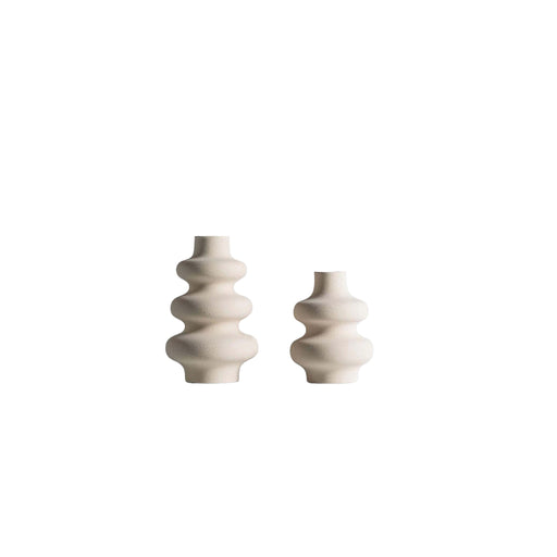 Spiralvase für Pampasgras